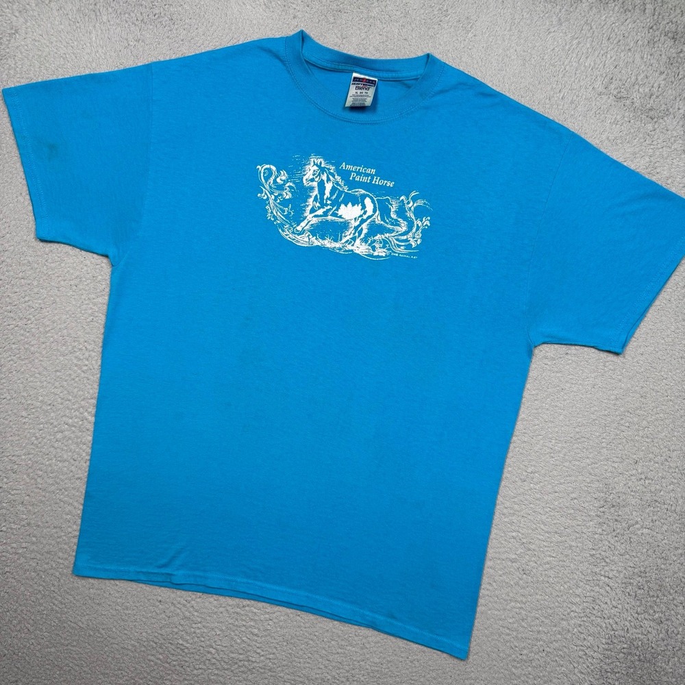 Vintage Y2K American Paint Horse Animal Nature T-shirt